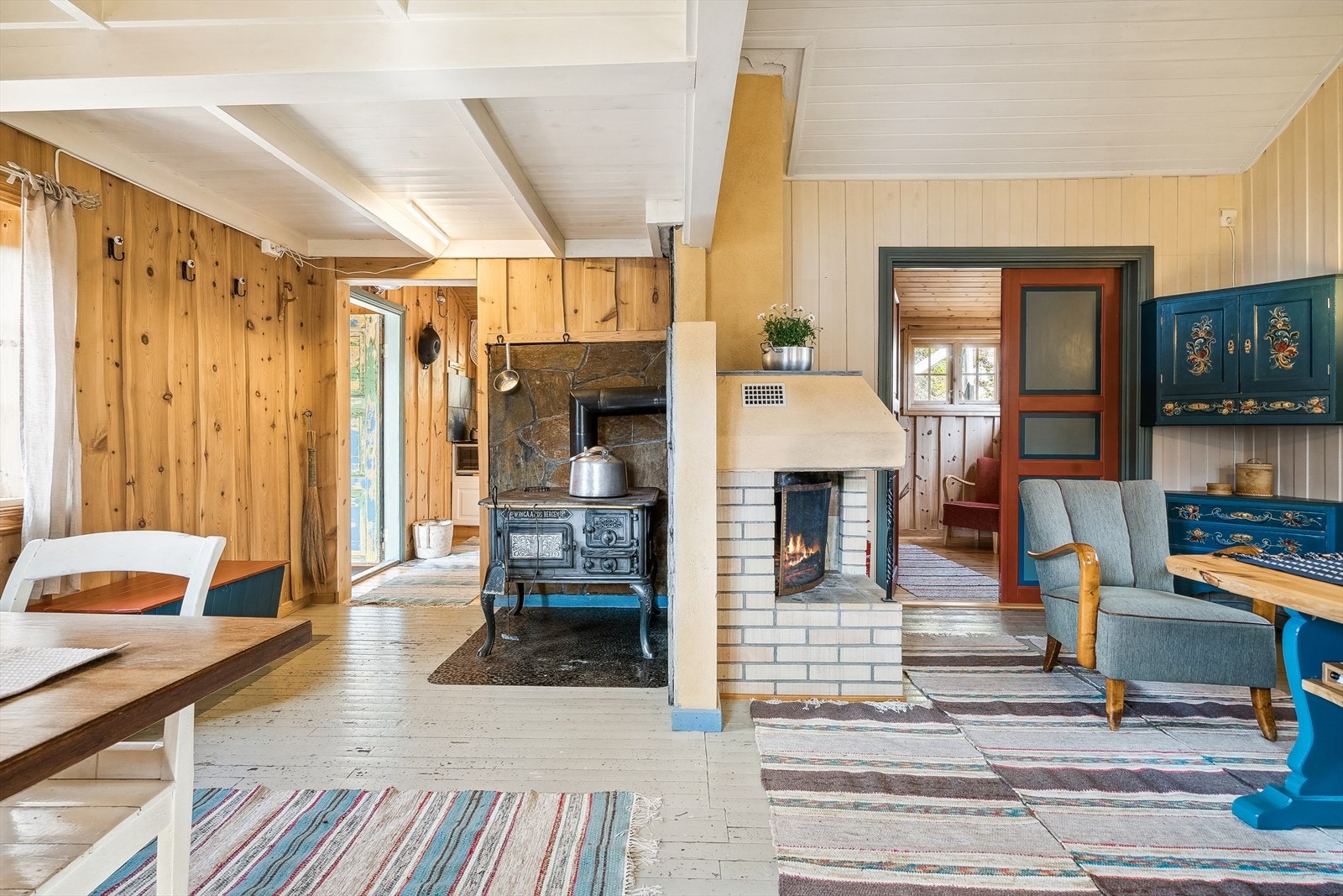 Her senkes skuldrene og man får ro og fred i sjela. Store og små har satt pris på pizza og boller bakt i over 100 år gammel vedkomfyr med bakerovn. Galleribilde