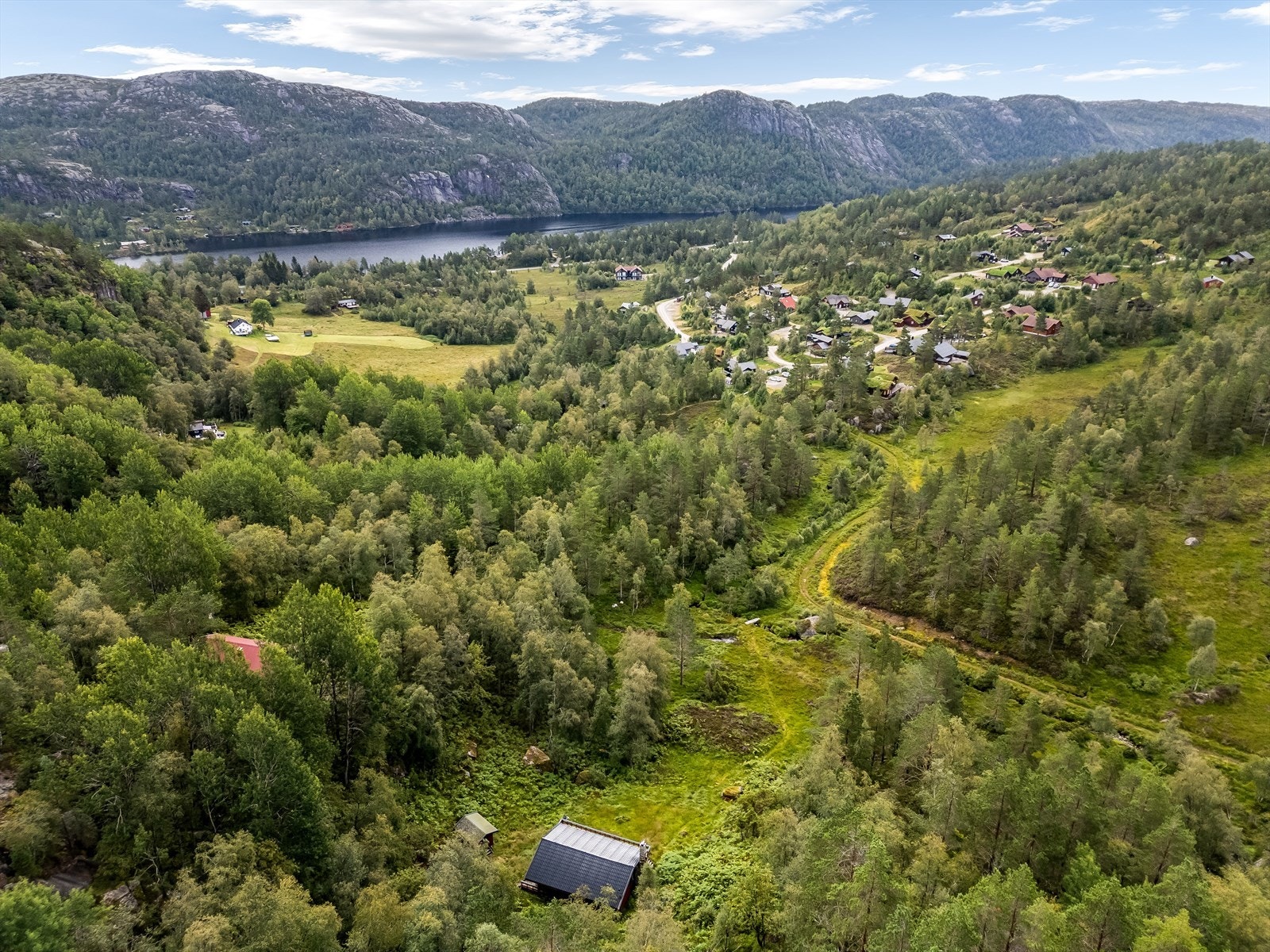 Dronefoto Galleribilde