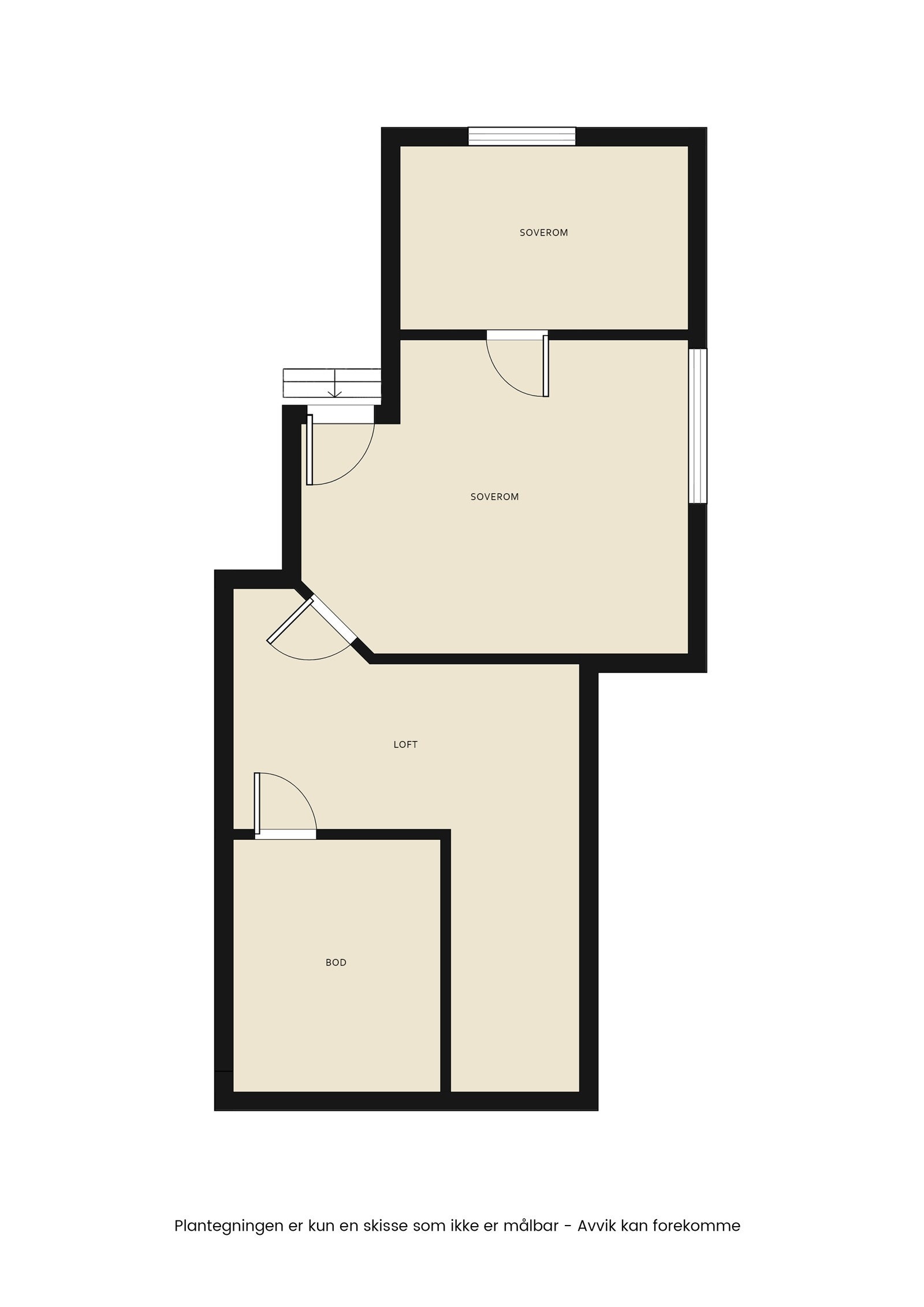 Plantegning andre etasje Galleribilde