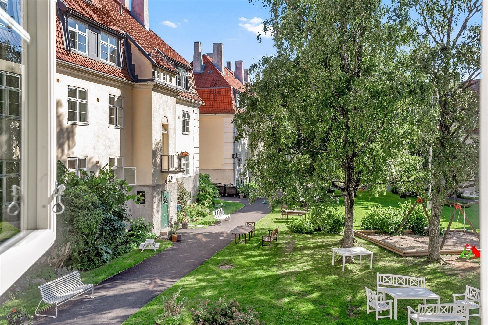 Frodig, grønt og idyllisk Galleribilde