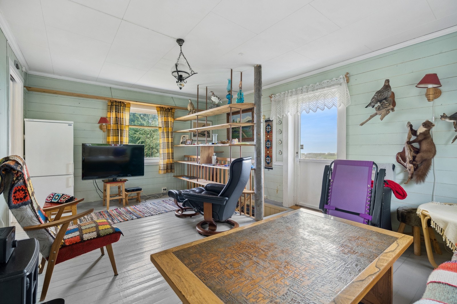 Stue med plass til sofakrok Galleribilde