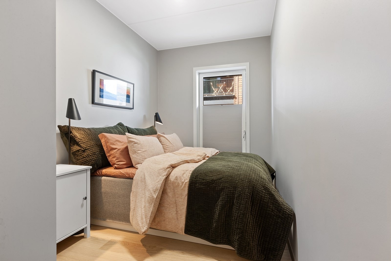 Leiligheten har tre pene soverom. Galleribilde