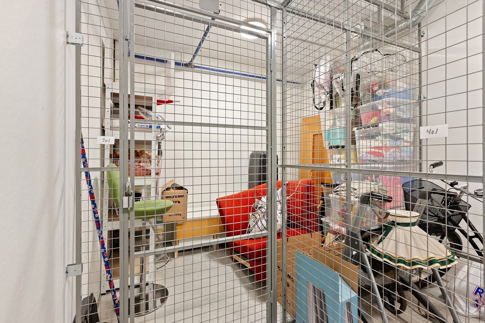 Du disponerer en praktisk bod i felles anlegg. Galleribilde