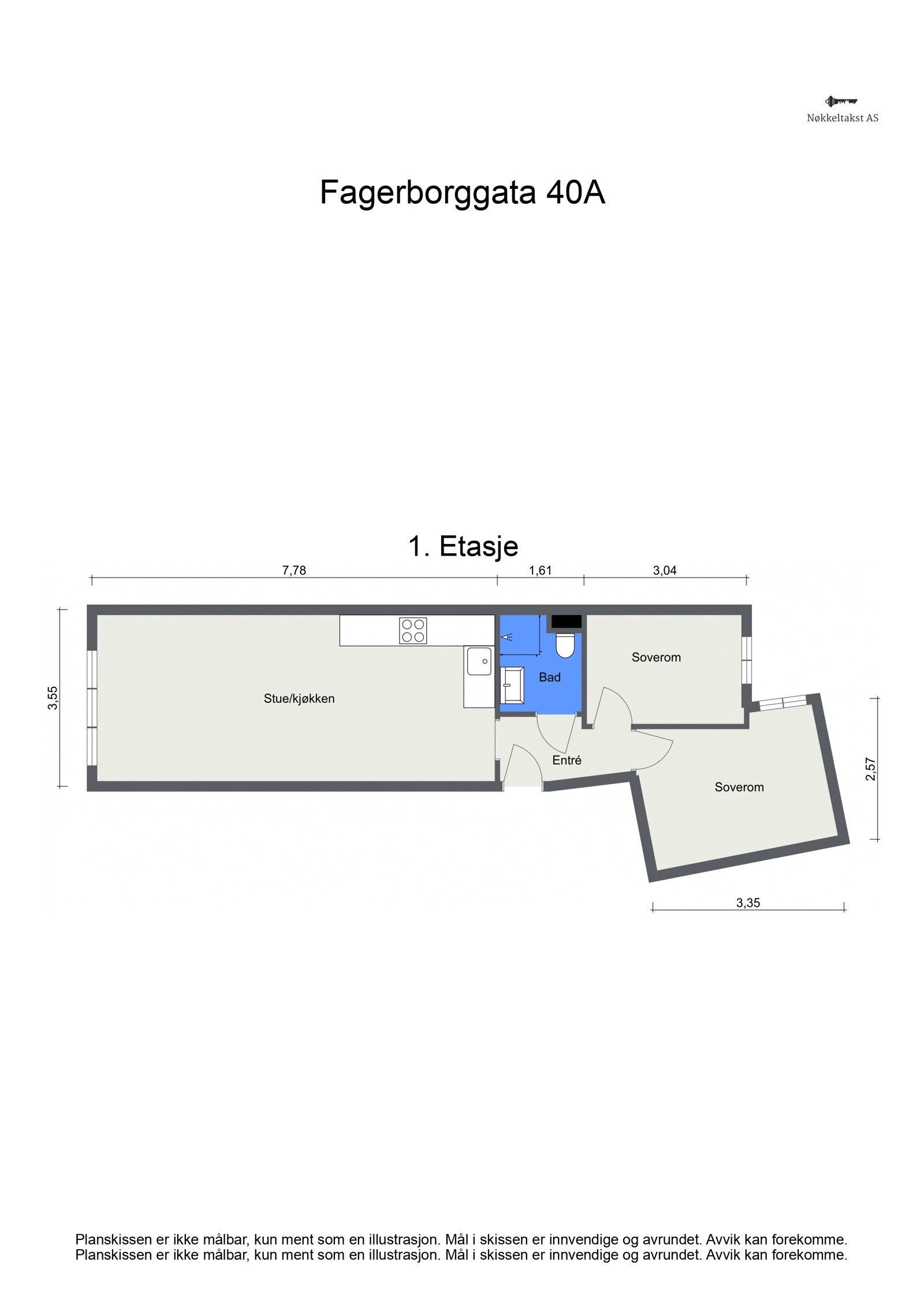 Plantegning Galleribilde