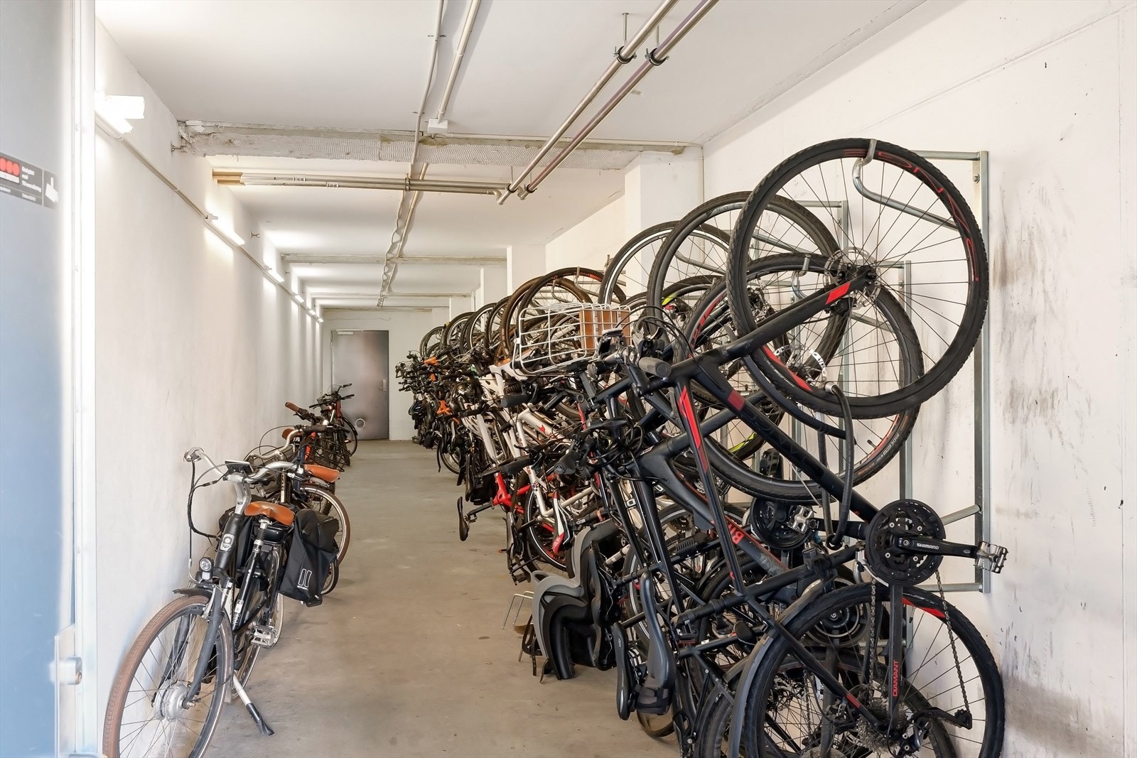 Praktisk sykkelparkering Galleribilde