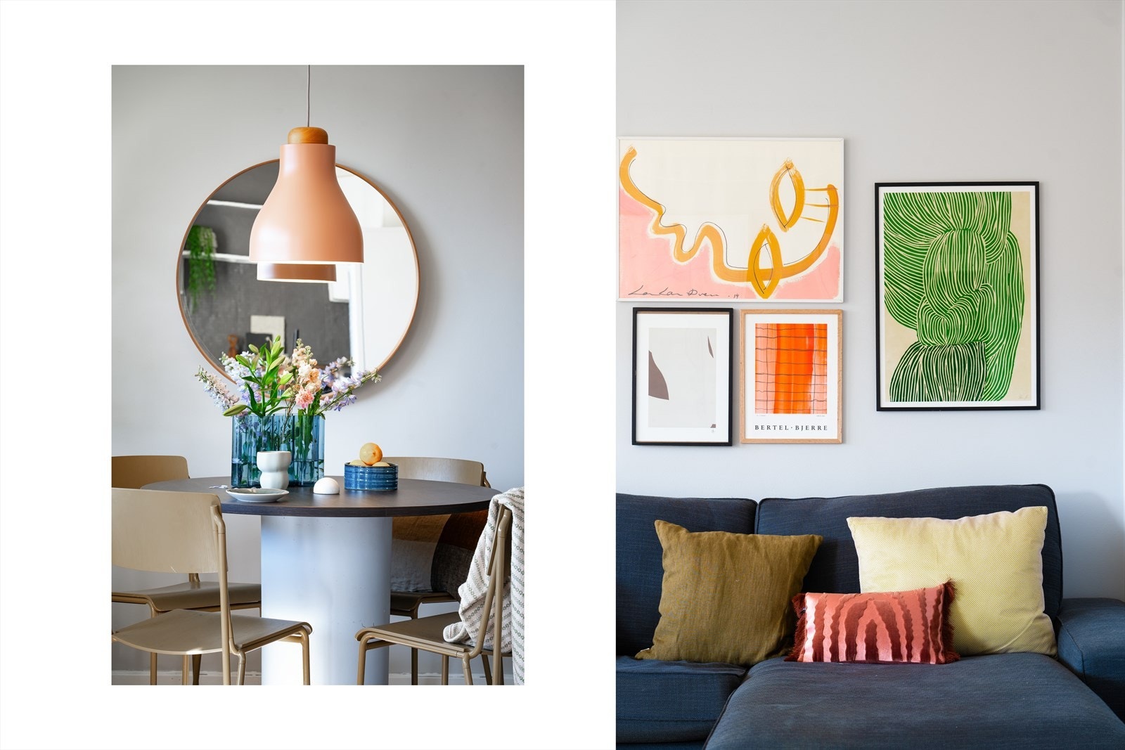 Boligen varmes opp av radiatorer tilknyttet vannbåren varme og elektrisk gulvvarme på bad. Galleribilde