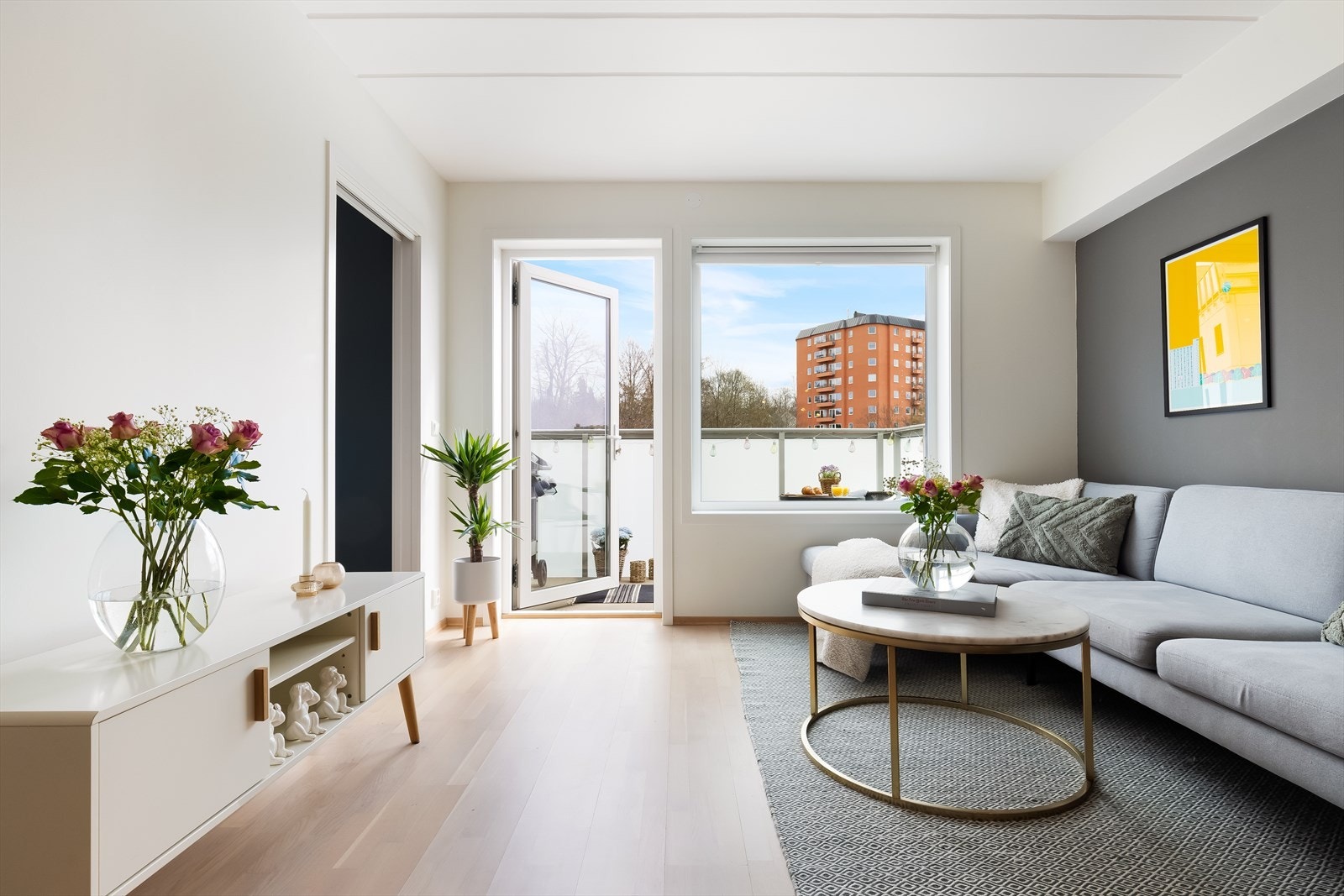 Bygget ble oppført i 2018 og holder en gjennomgående god standard. Galleribilde