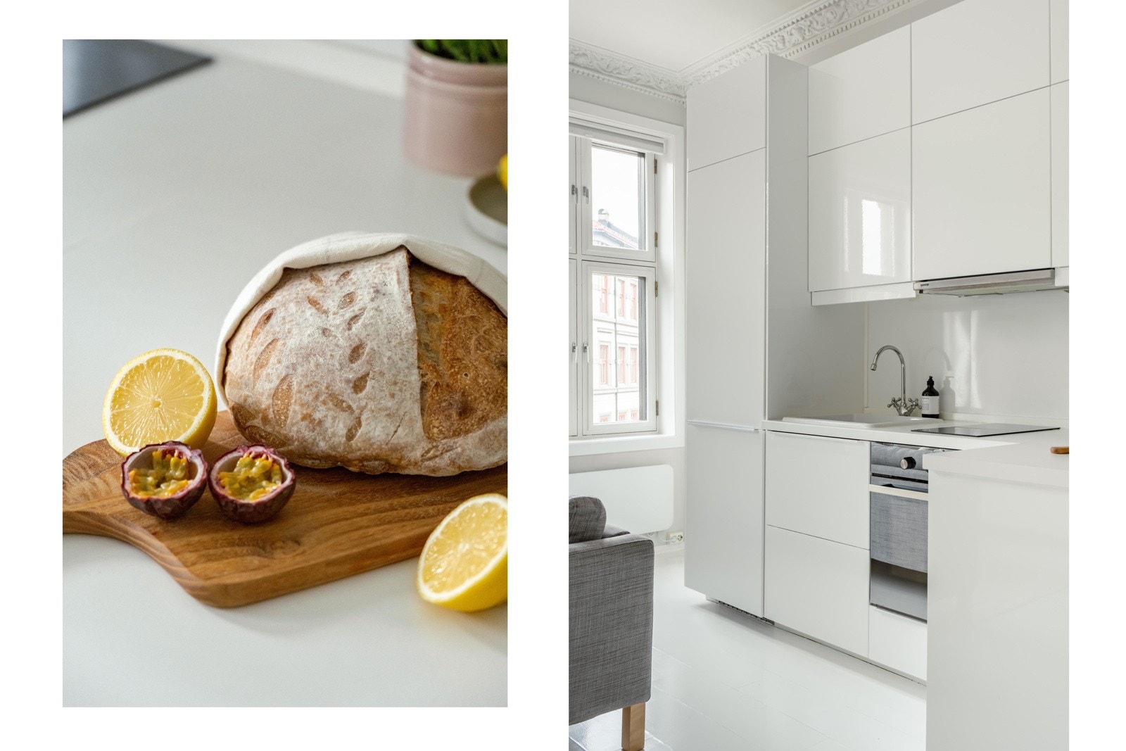 Vi tar en nærmere titt på det fine kjøkkenet. Galleribilde