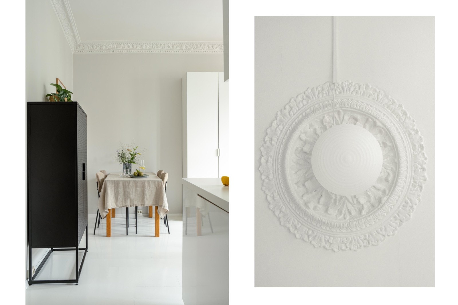 Rosetten er også virkelig vakker, og er et midtpunkt i rommet. Galleribilde