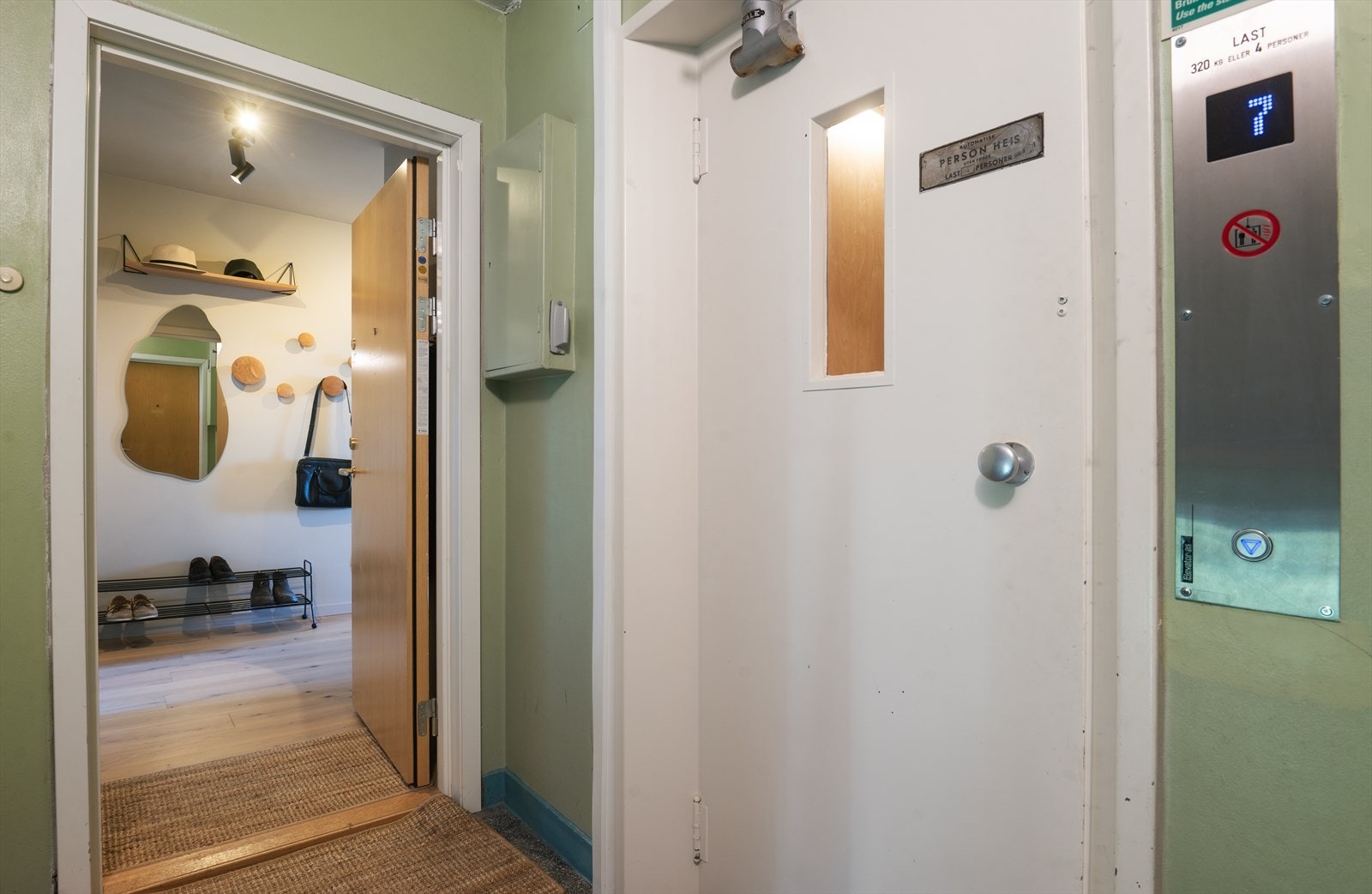 Høyt og fritt i 7. etasje med heis Galleribilde