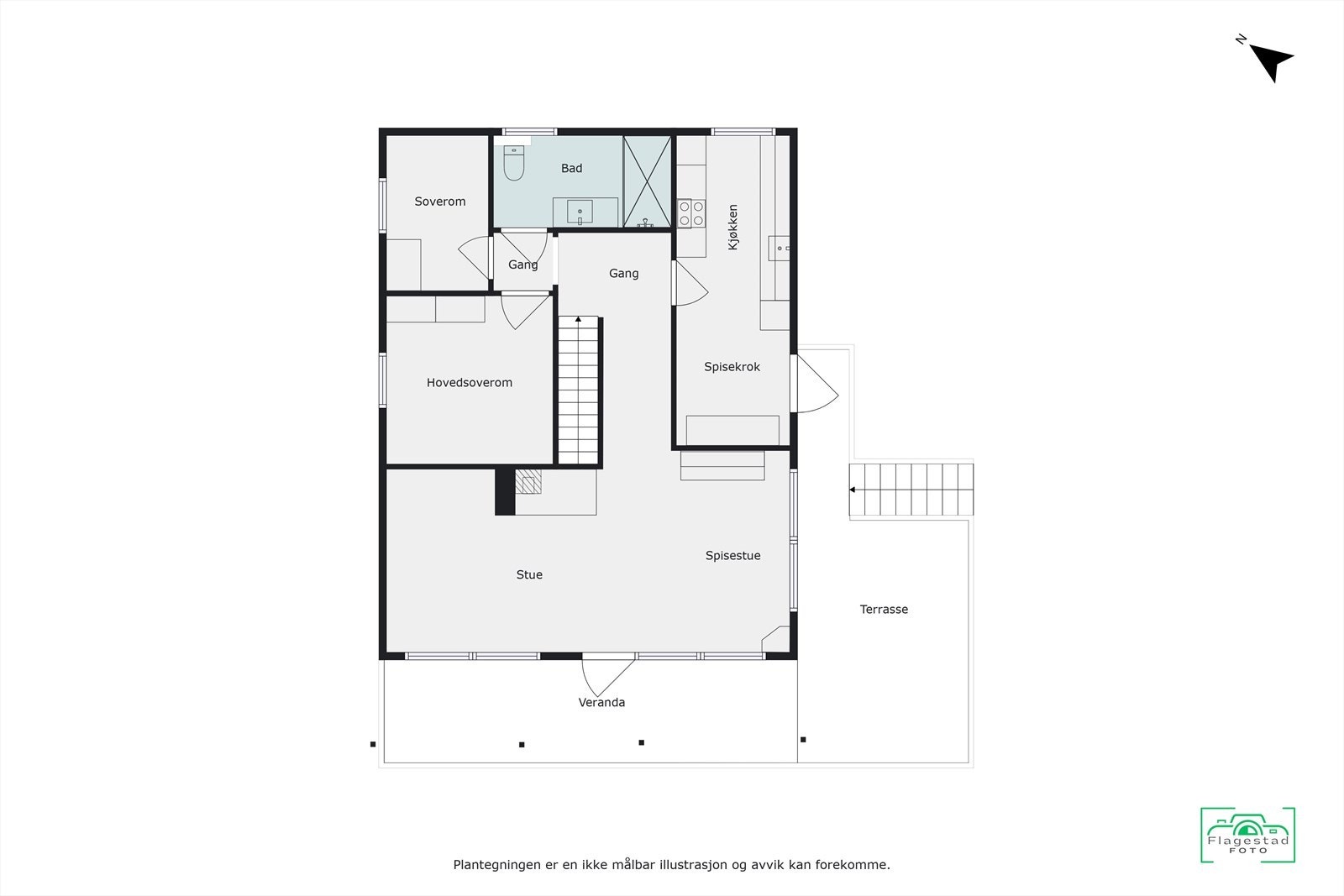 Plantegning Galleribilde