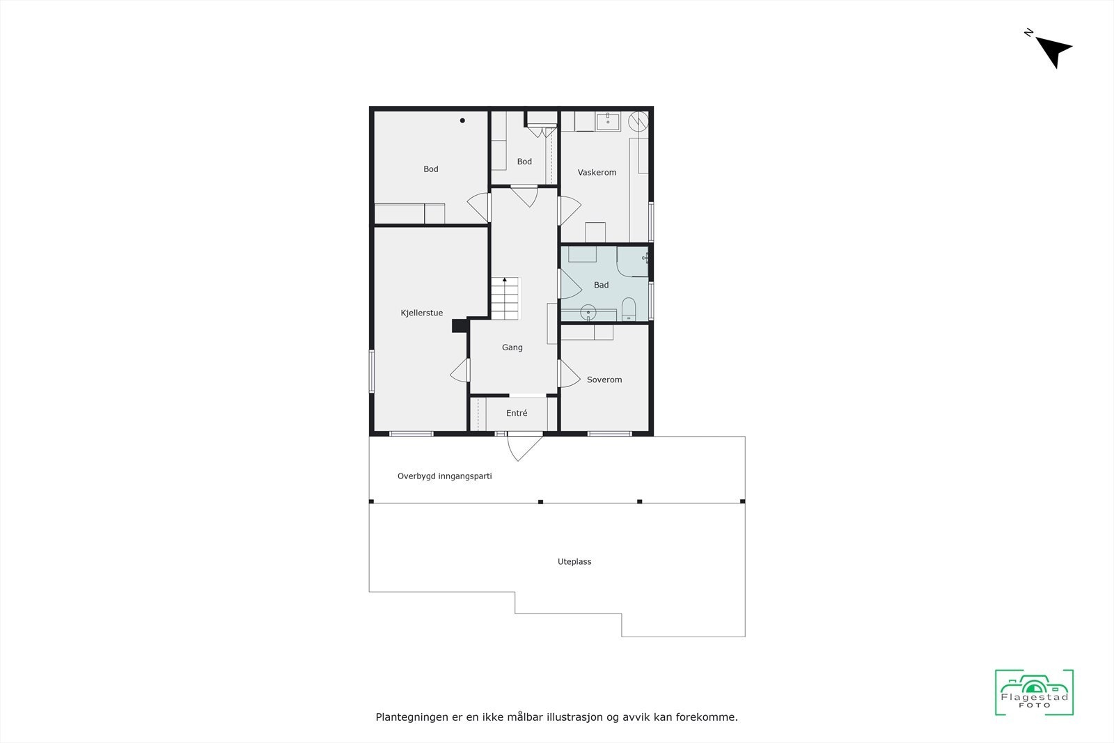 Plantegning Galleribilde