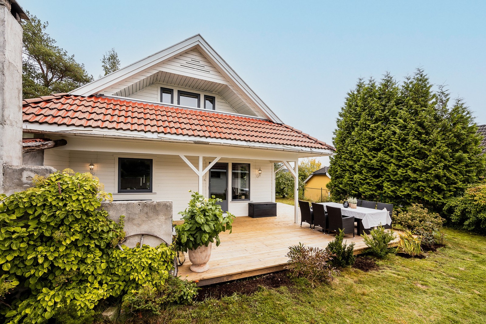 Utenfor hovedsoverommet er det bygd en inntrukket balkong på ca. 4,5 kvm. Galleribilde