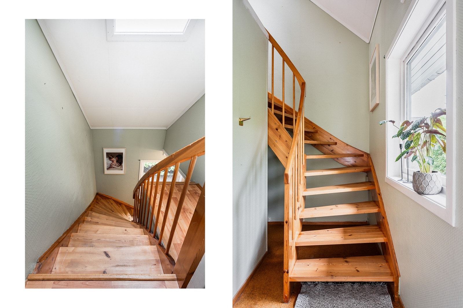 Entreen har trapp opp til andre etasje, hvor det er tre soverom, bad/vaskerom og omkledningsrom. Galleribilde