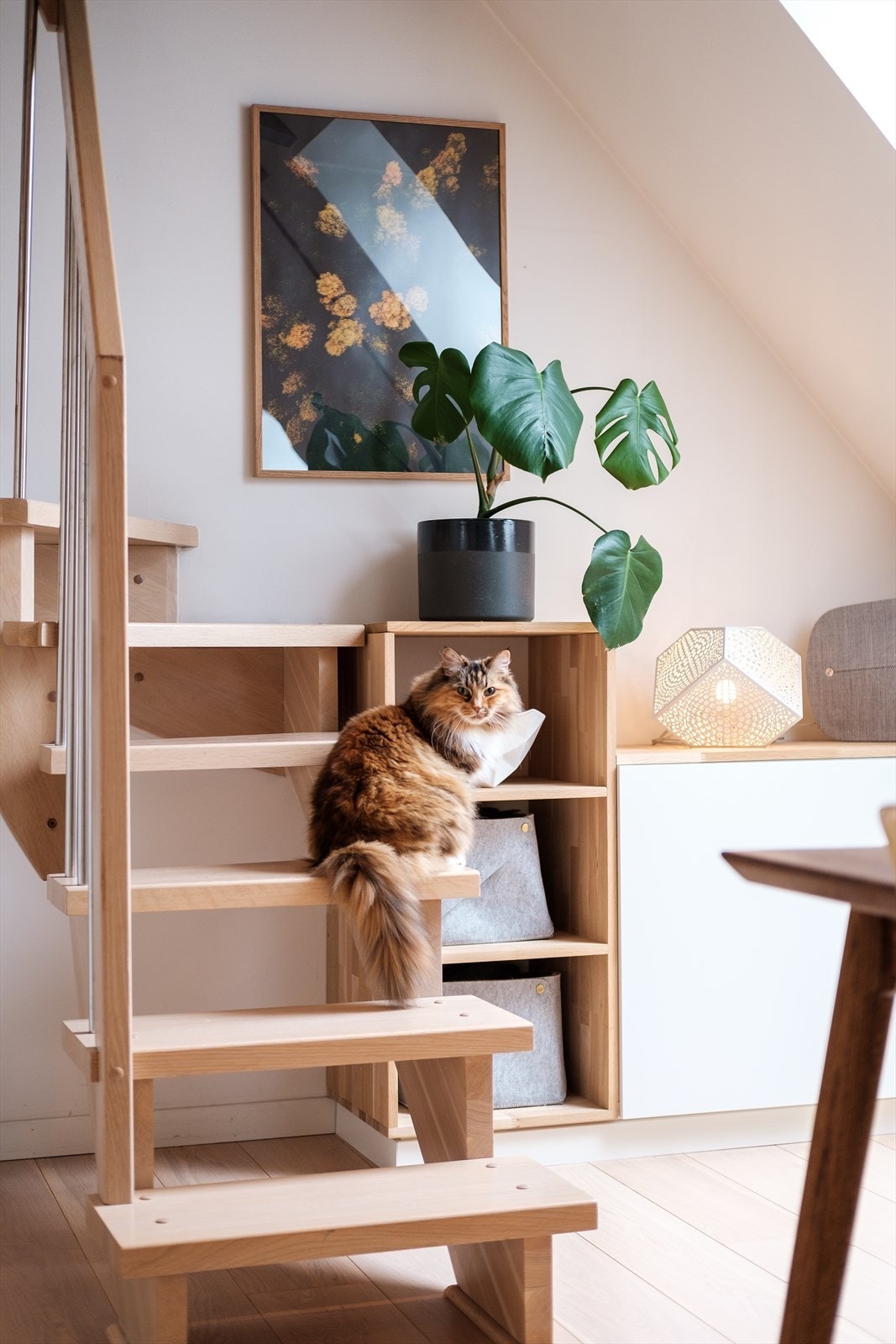 Trapp som går opp til hemsen Galleribilde