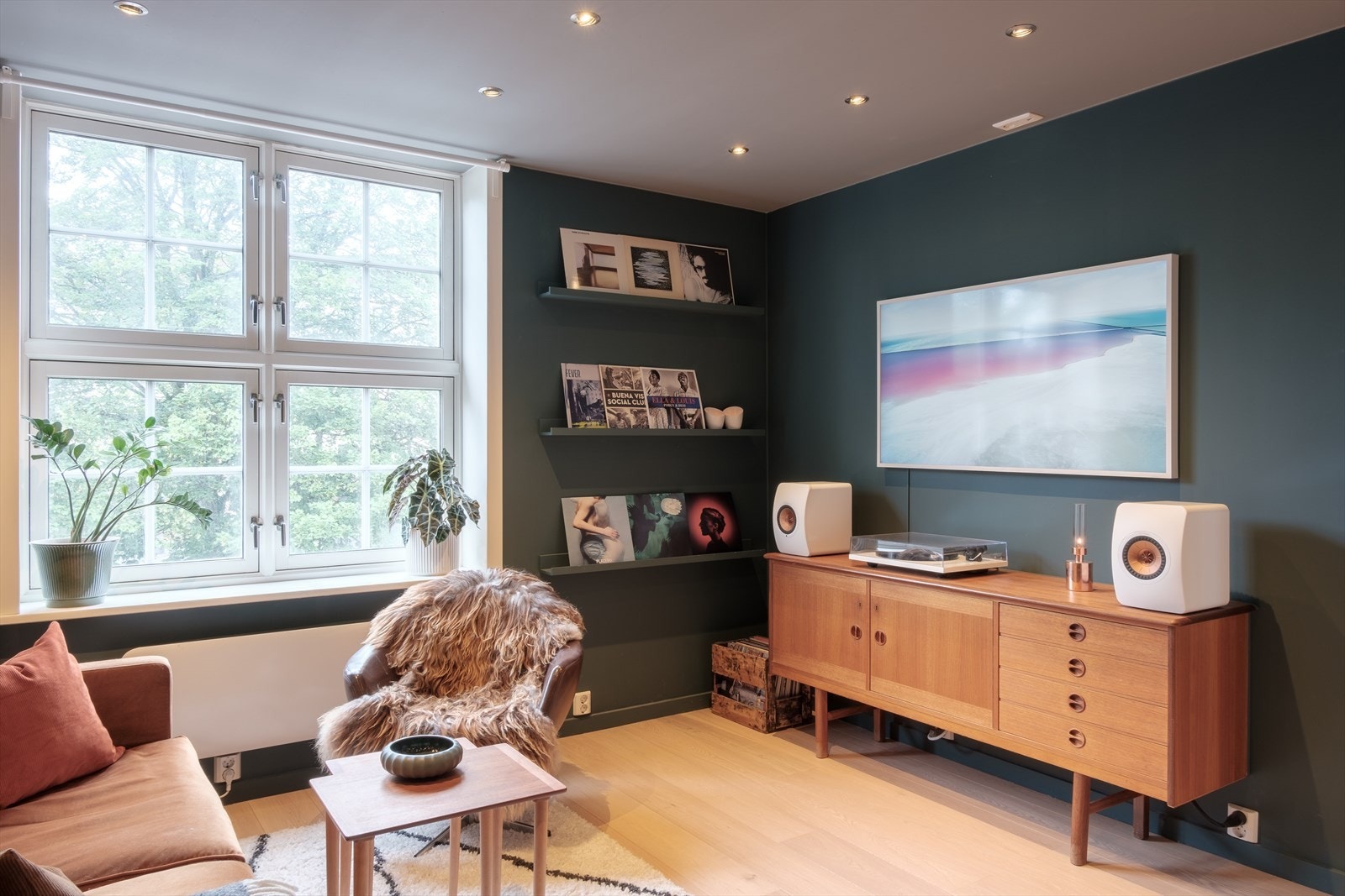 Soverom som i dag brukes som TV-stue Galleribilde