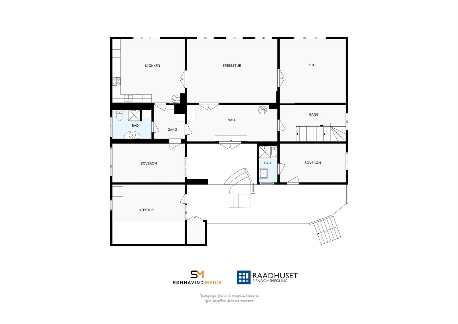 2D Plantegning | 2. Etasje Galleribilde