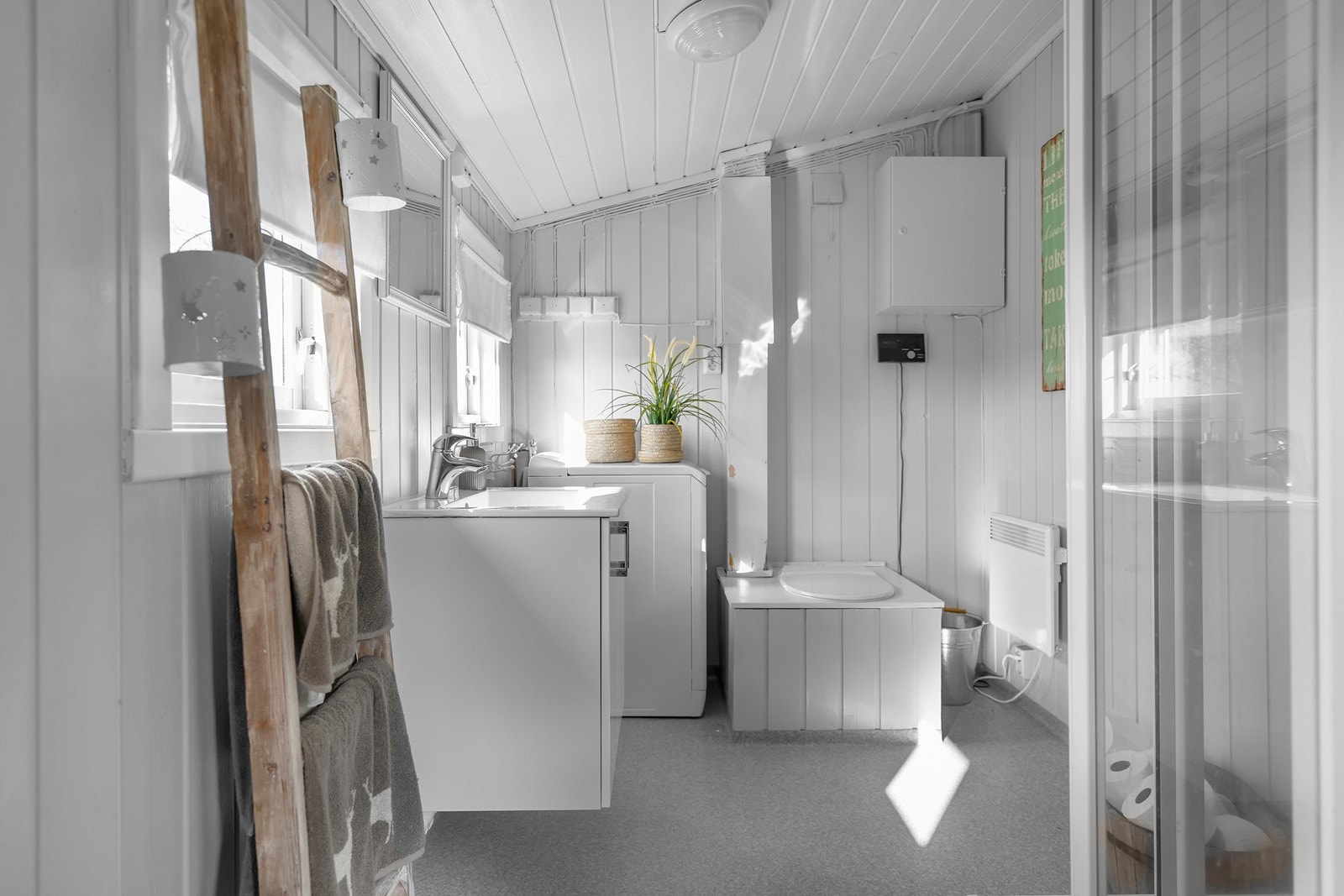 Praktisk baderom Galleribilde