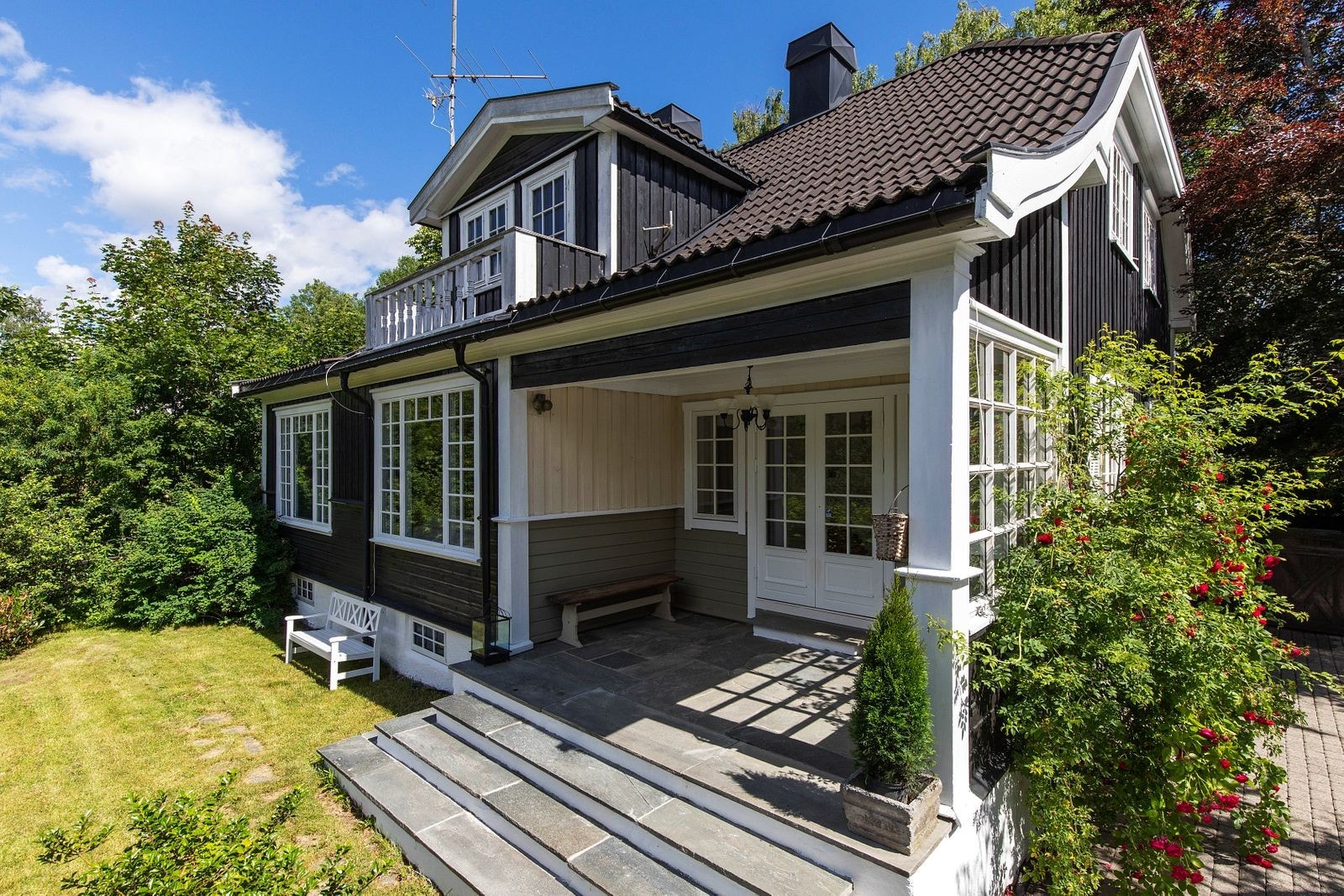 Herlig terrasse. Galleribilde