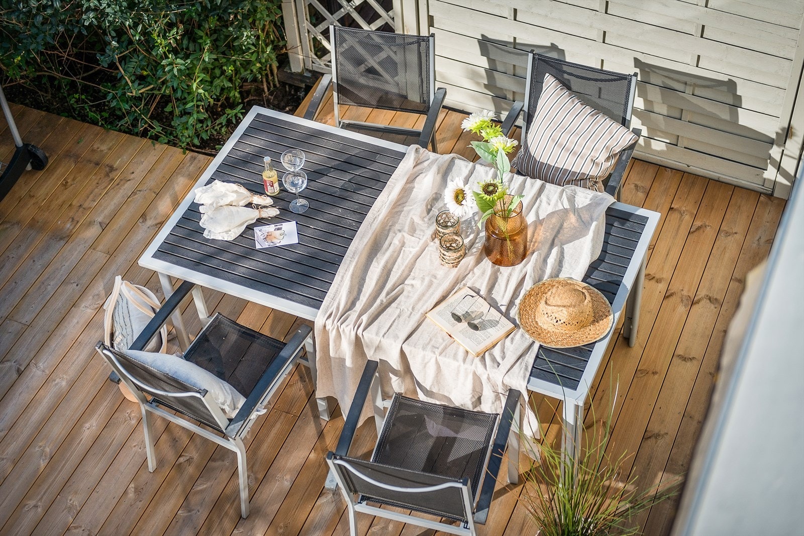 Her kan man samle venner og familie til hyggelig sammenkomster på sommerstid. Galleribilde