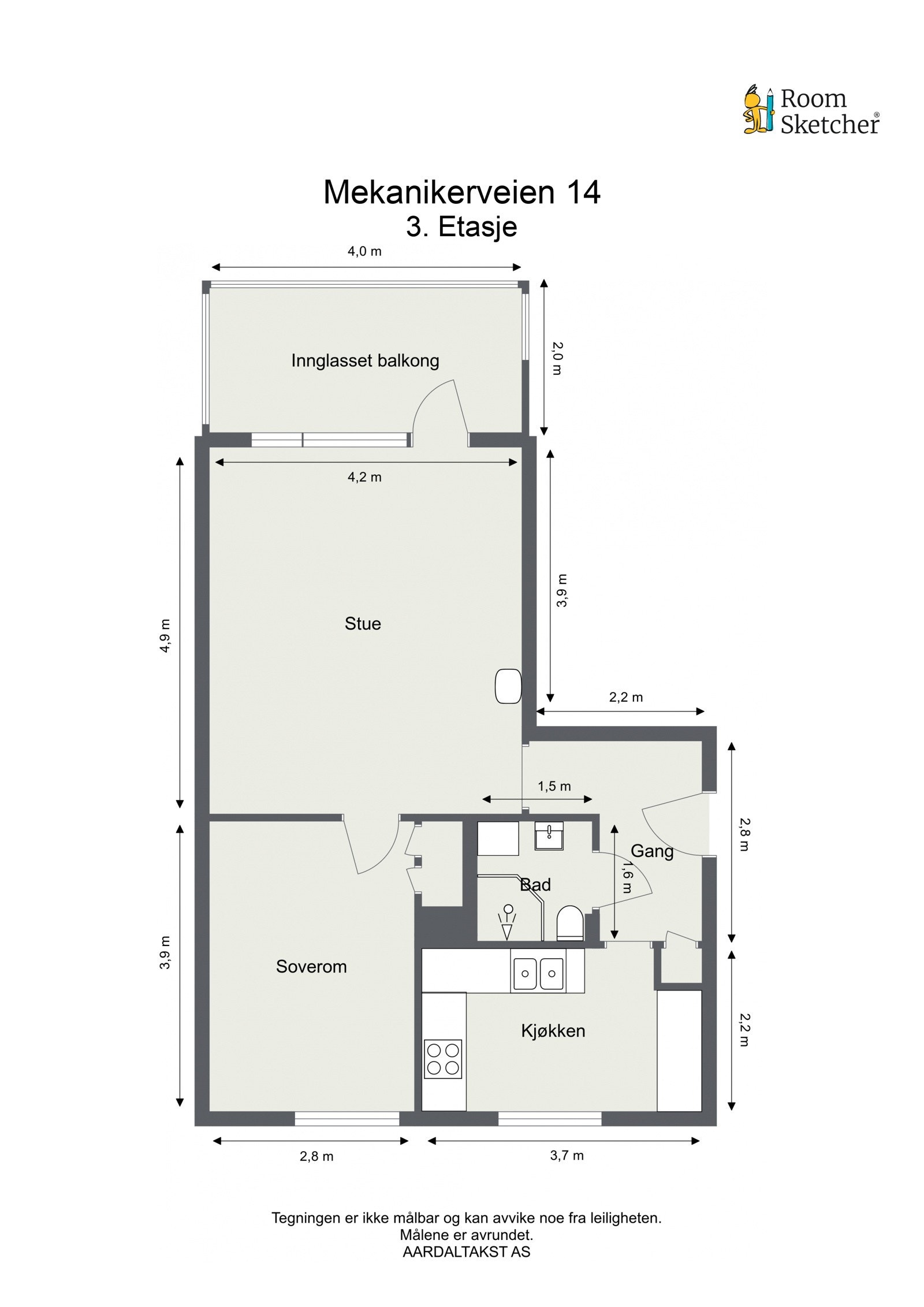 Planskisse. Galleribilde