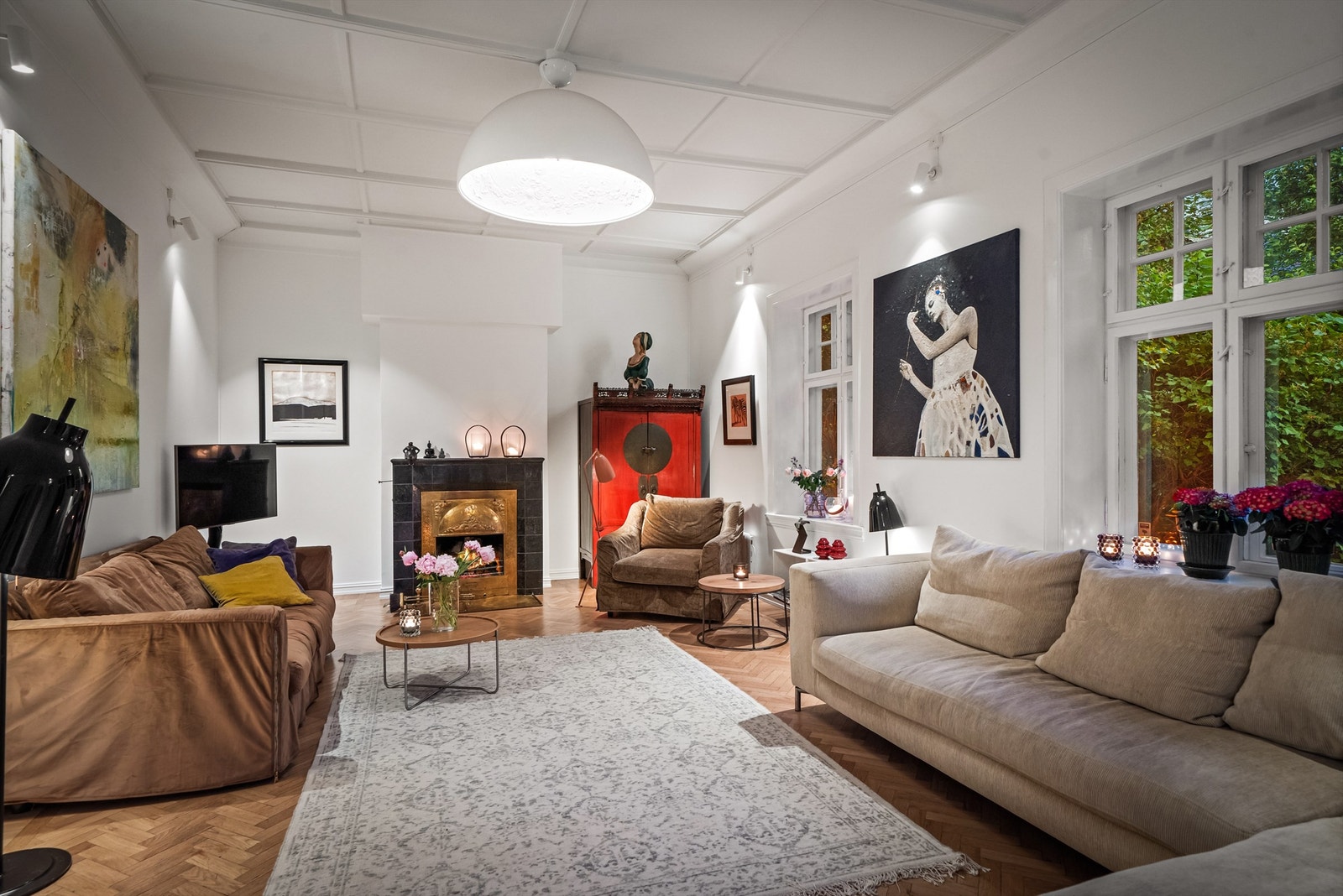 Kveldsstemning. Galleribilde