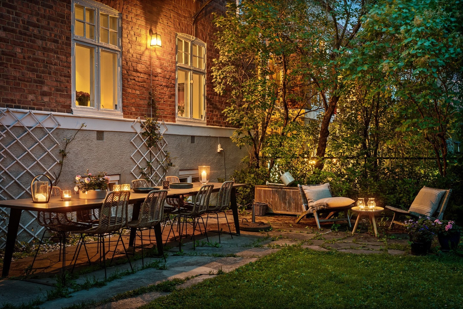 Hagen mot vest skaper en lun stemning når kvelden nærmer seg. Galleribilde