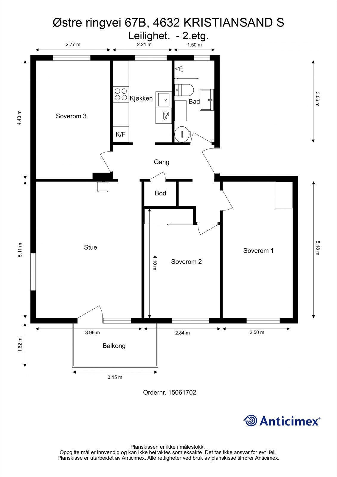Plantegning Galleribilde
