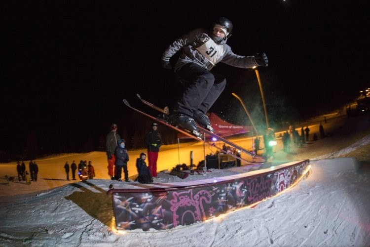 Vinterjam fra alpinbakken Galleribilde