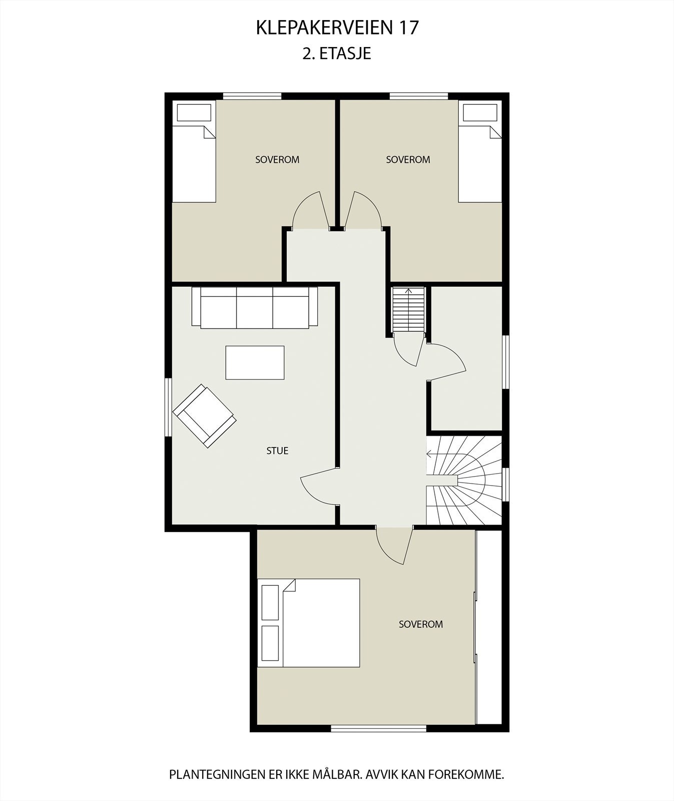 Plantegning av 2.etasje Galleribilde