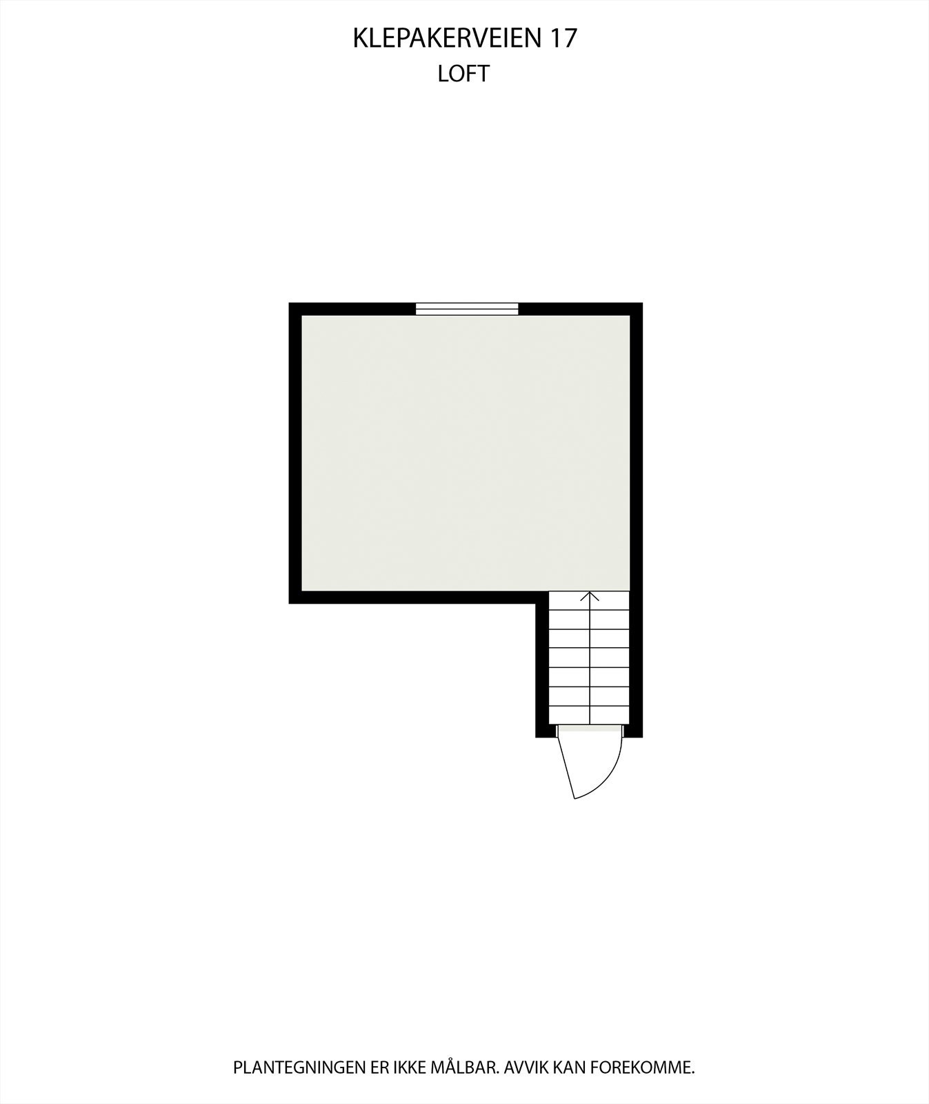 Plantegning av loft Galleribilde