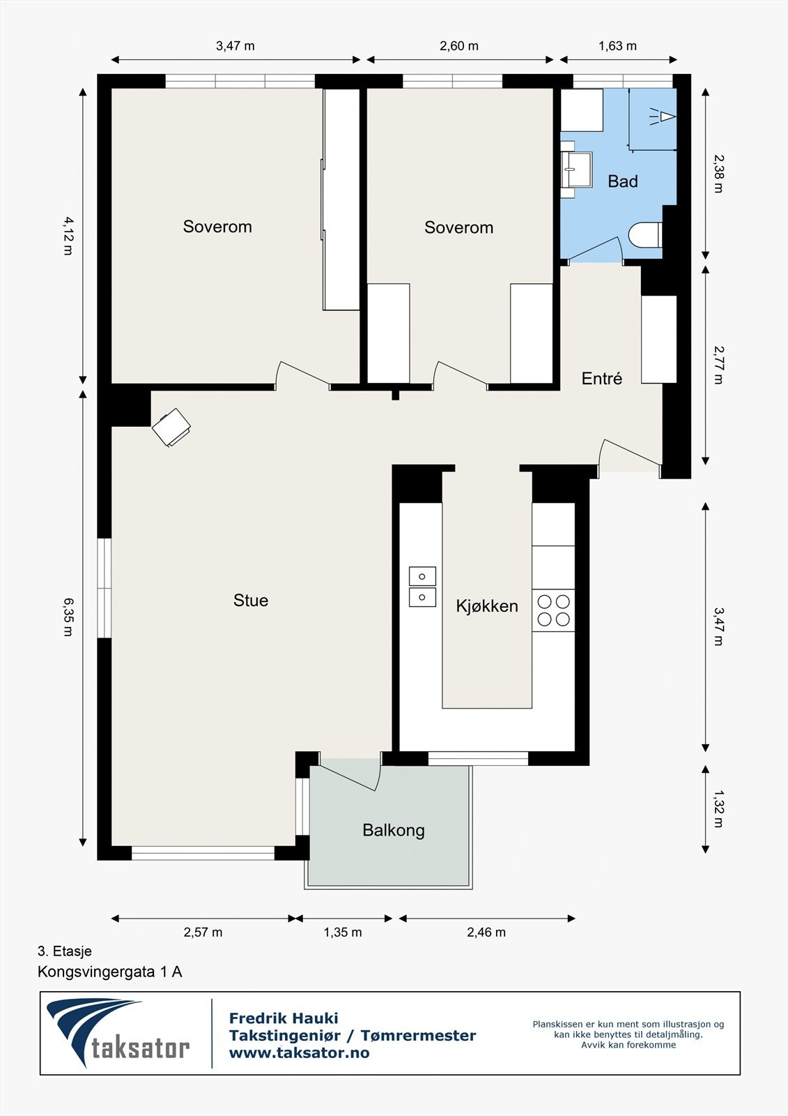 Plantegning Galleribilde