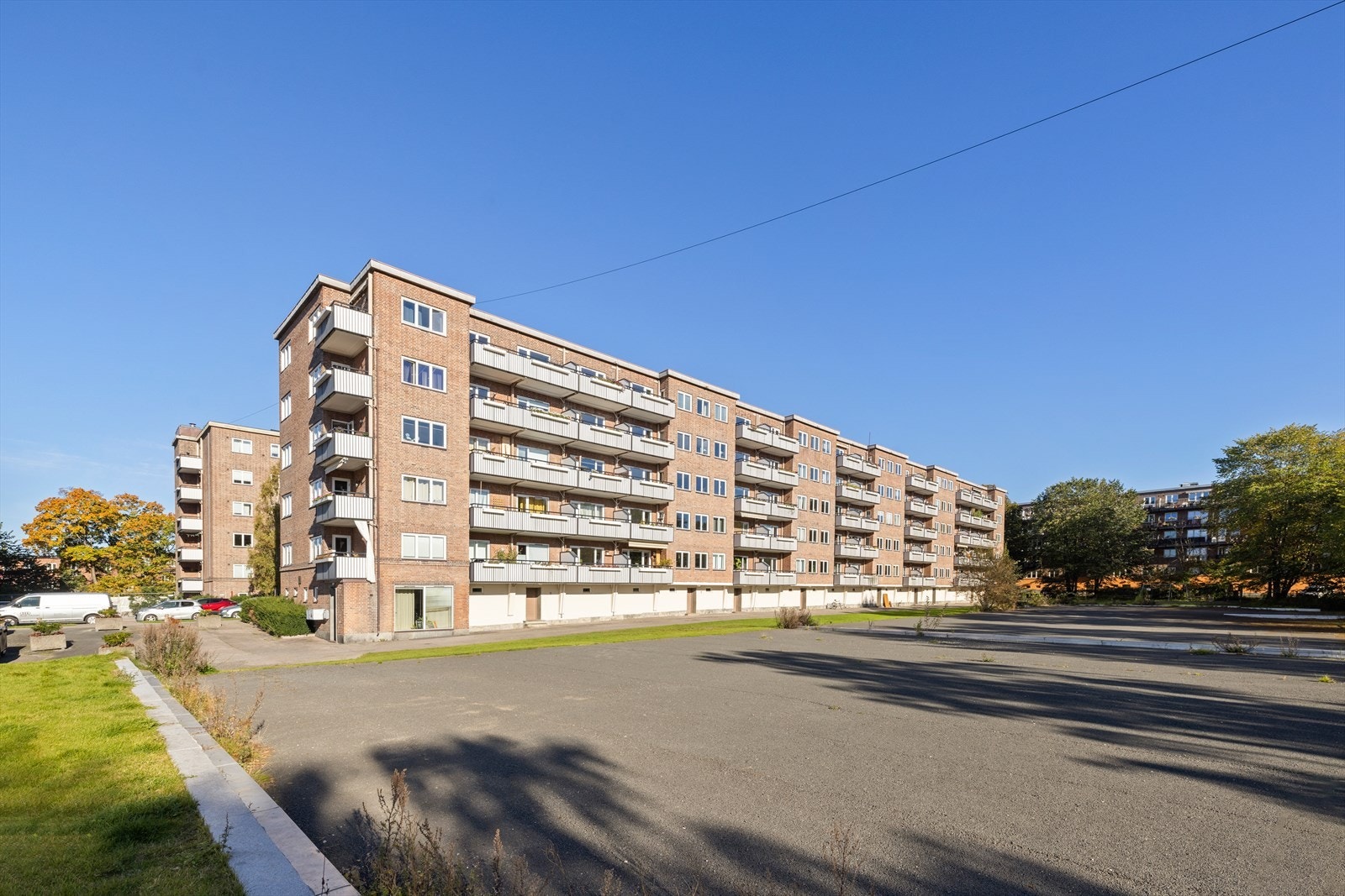 Schouterrassen borettslag ligger i et fredelig og populært boligområde på Sinsen/Rosenhoff Galleribilde