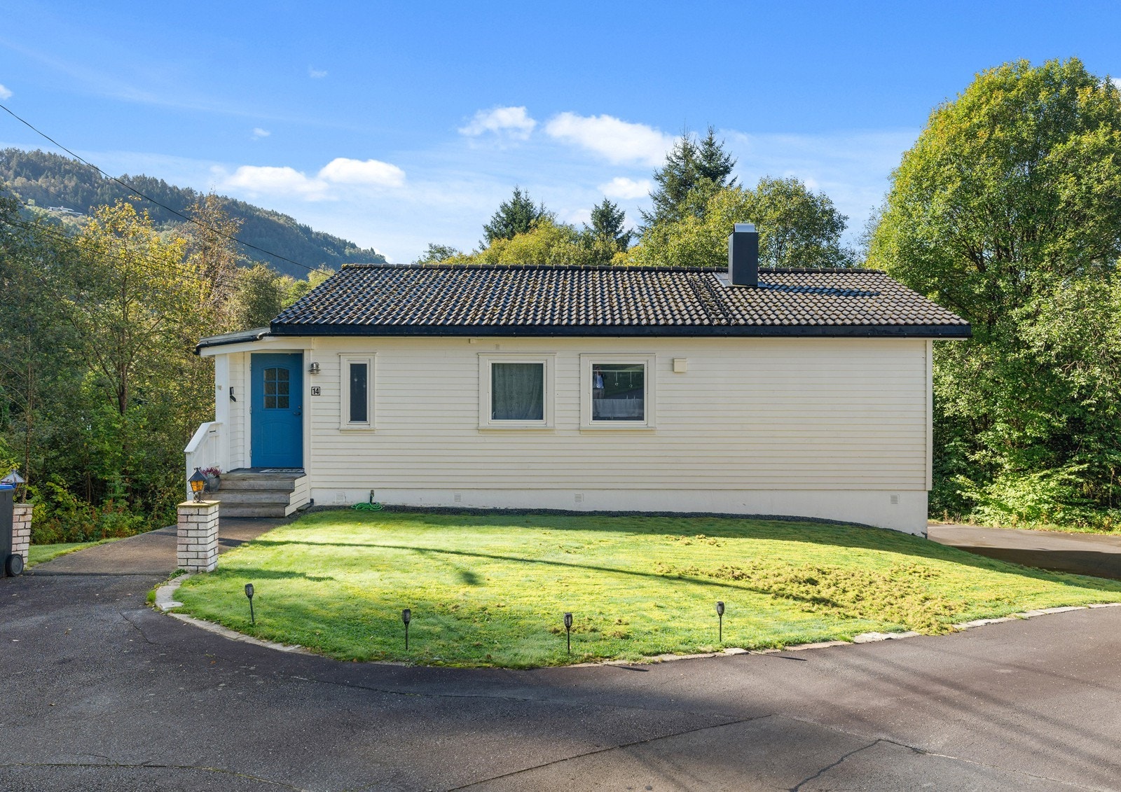 Fasade mot inngangspartiet. Galleribilde