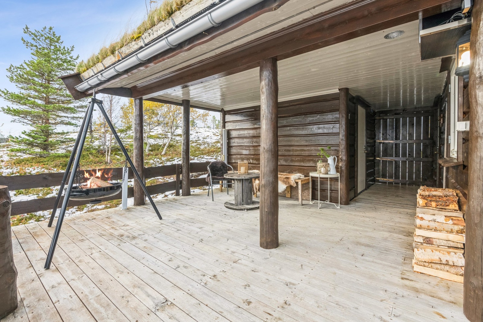 Hytta ble sist beiset i september 2024. Galleribilde