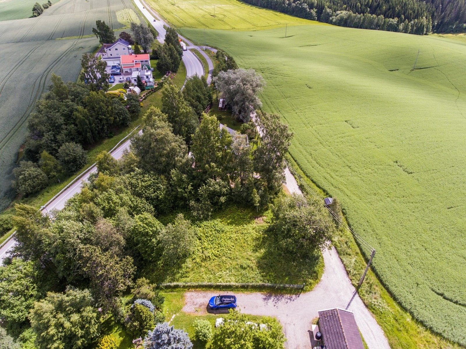 Tomten er på 767m². Galleribilde