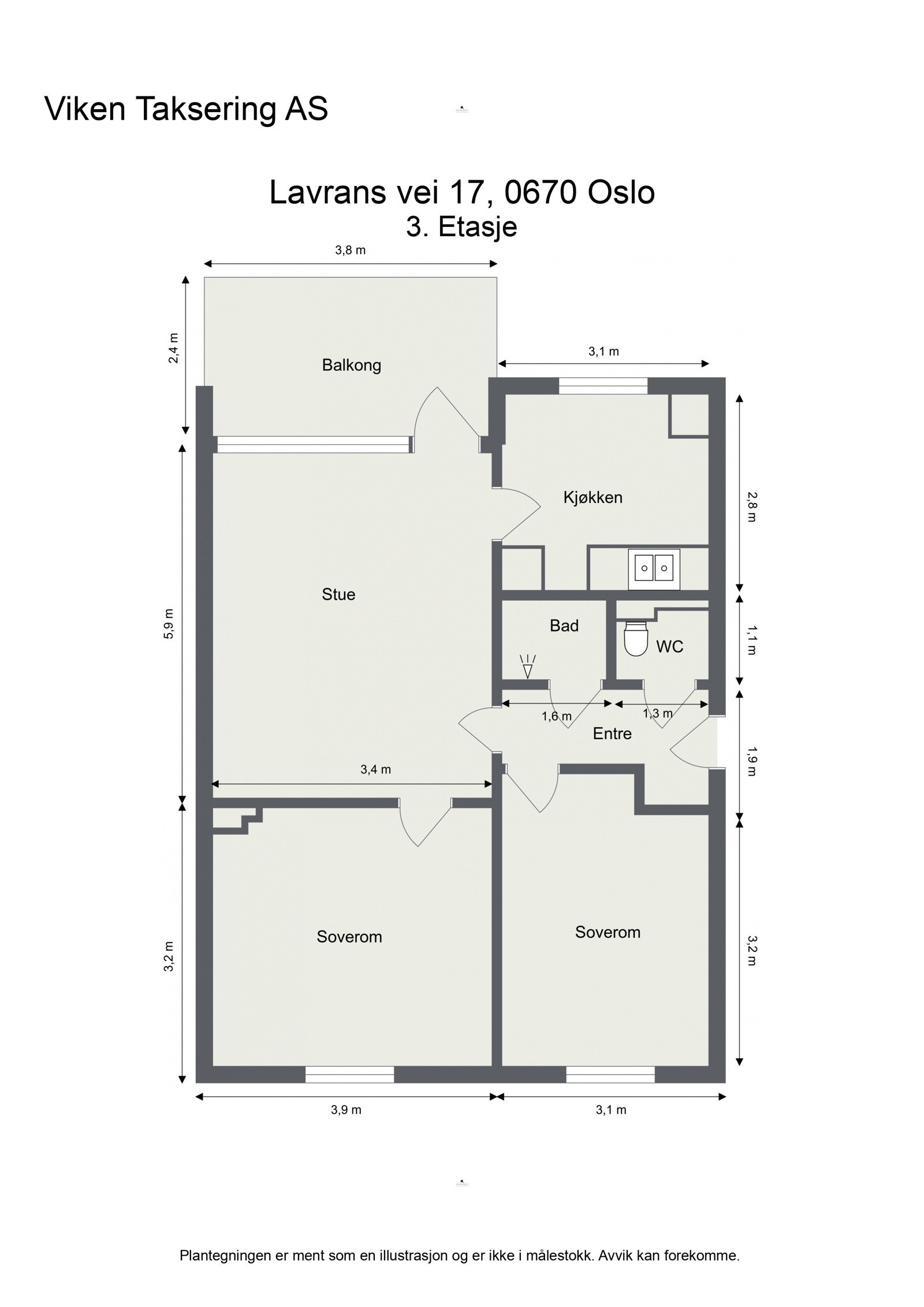 Plantegning Galleribilde