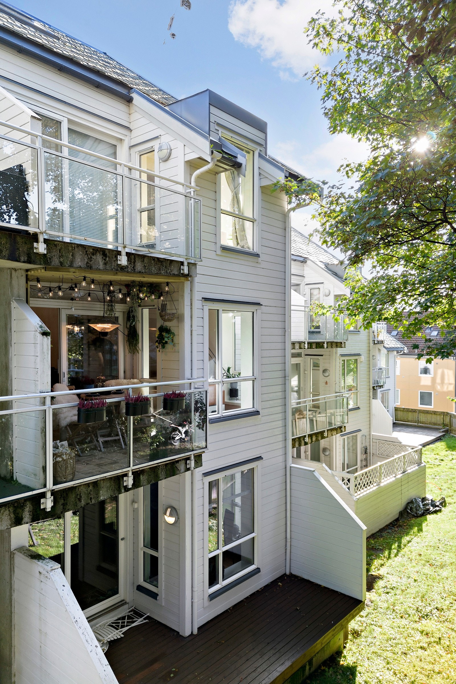 Leiligheten ligger usjenert til i byggets andre etasje. Galleribilde