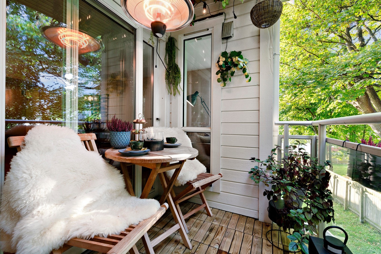 Balkongen er på omtrent 3 kvadratmeter og har vestvendt orientering. Galleribilde