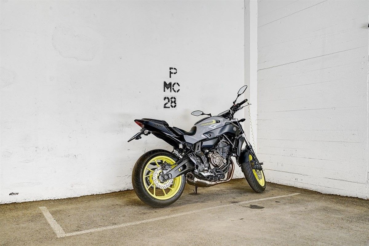 MC-parkering Galleribilde