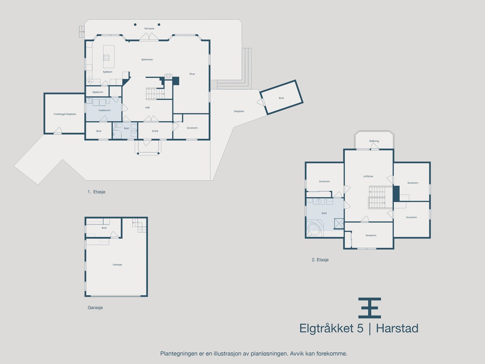 Plantegninger samlet Galleribilde