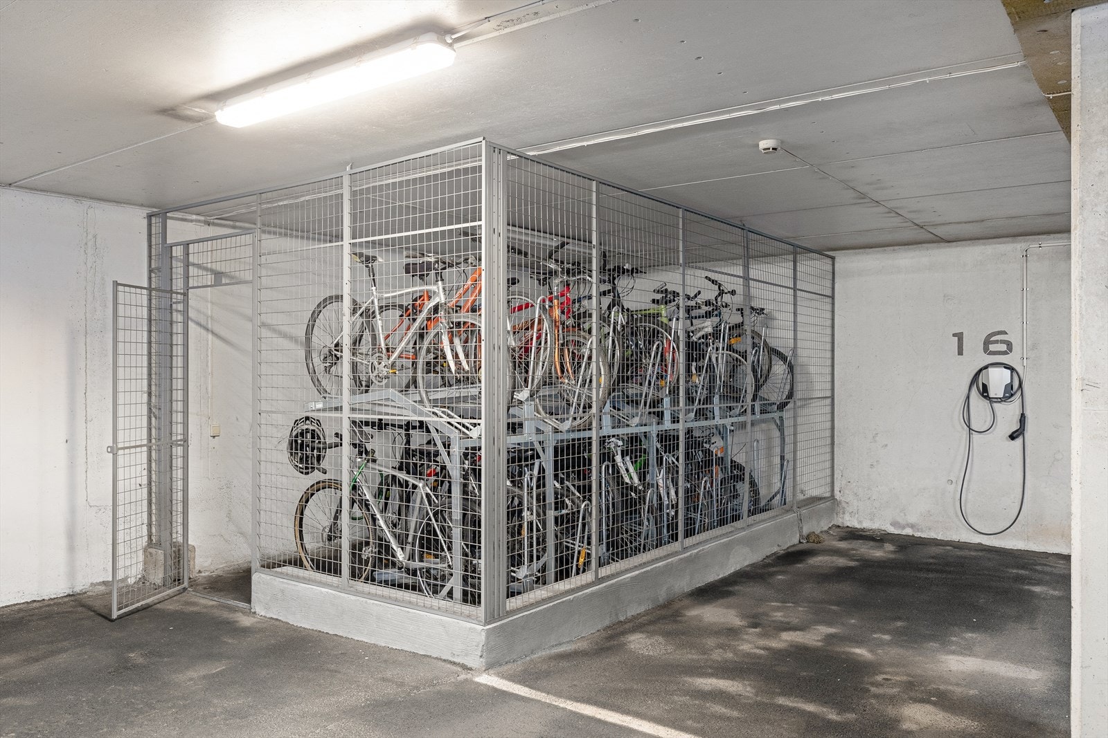 Godt organisert sykkelparkering Galleribilde