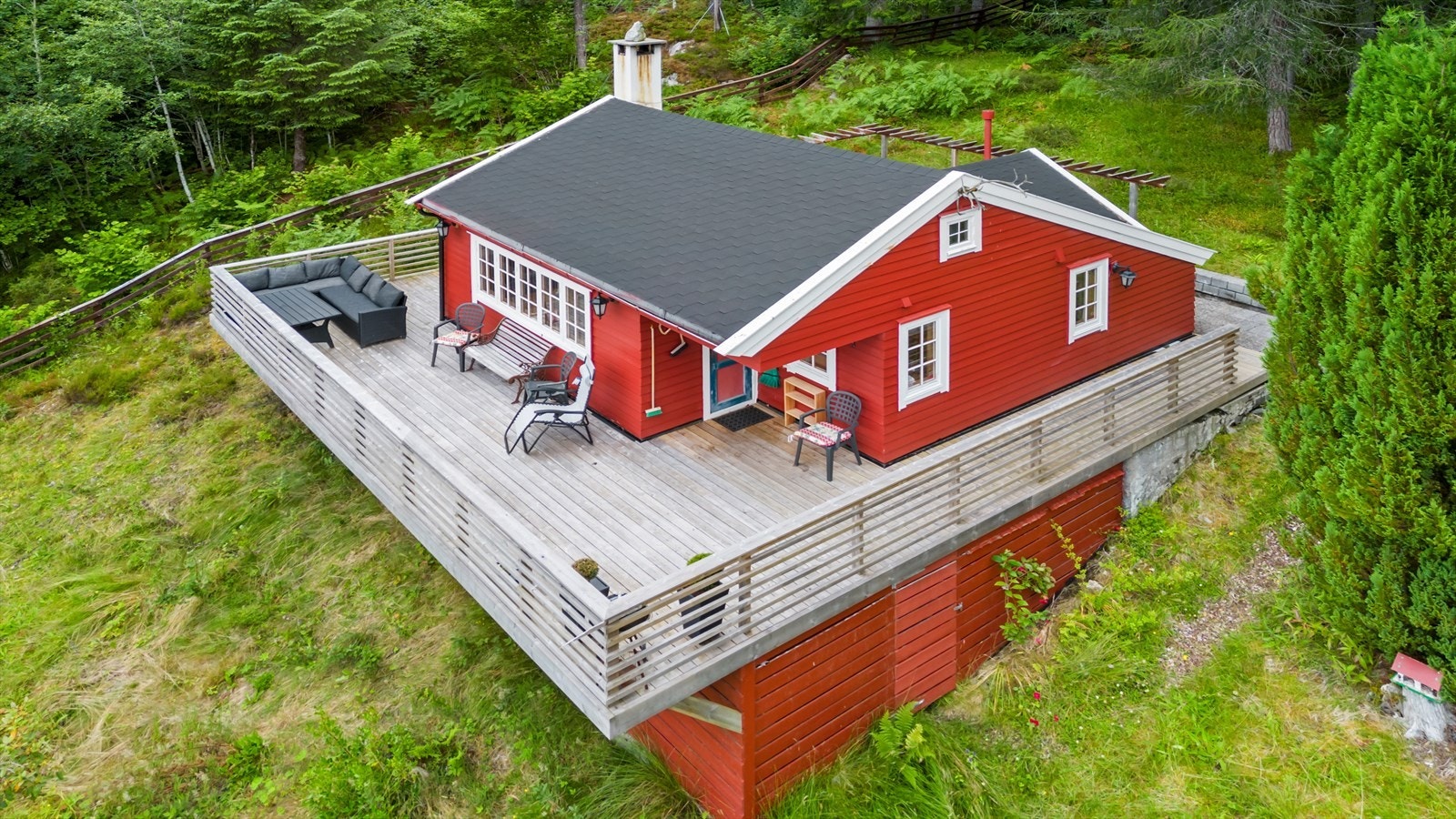 Dronefoto Galleribilde