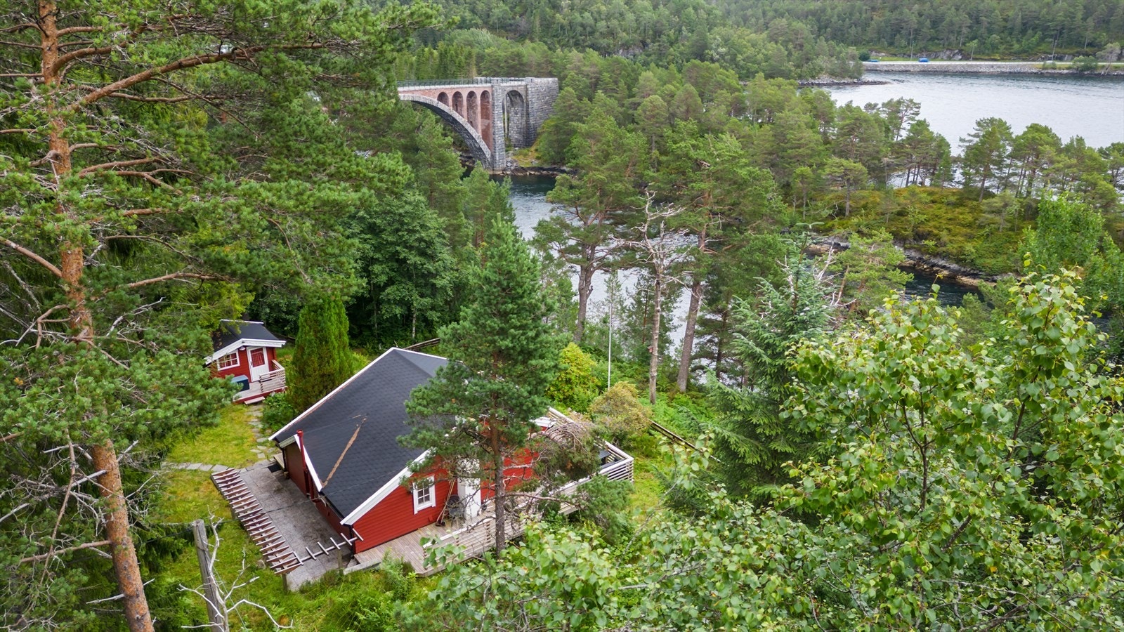 Dronefoto Galleribilde