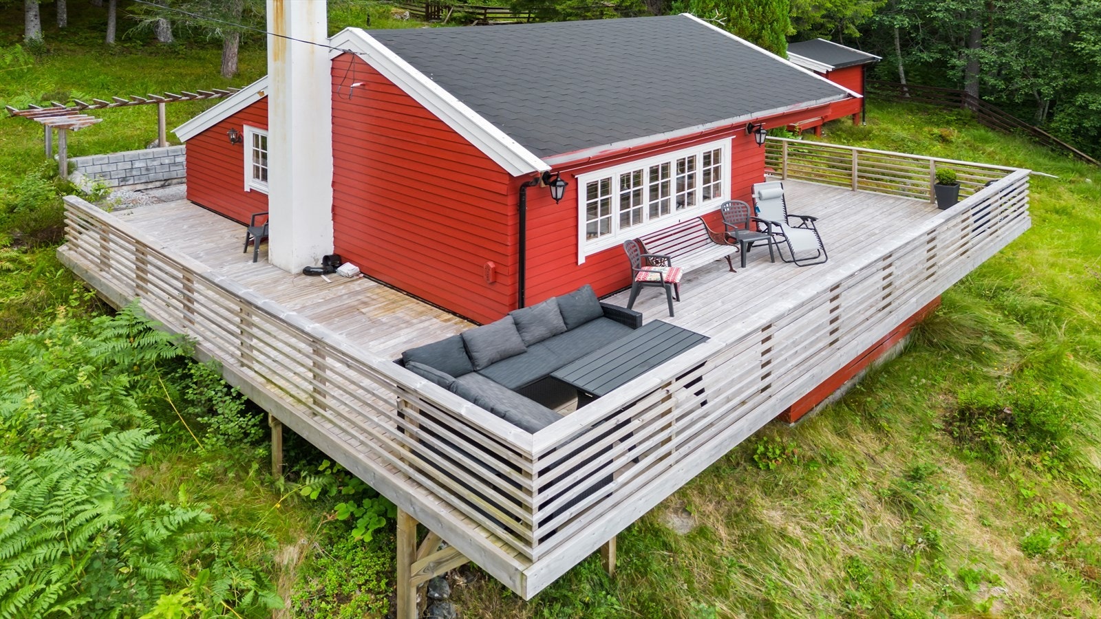 Dronefoto Galleribilde