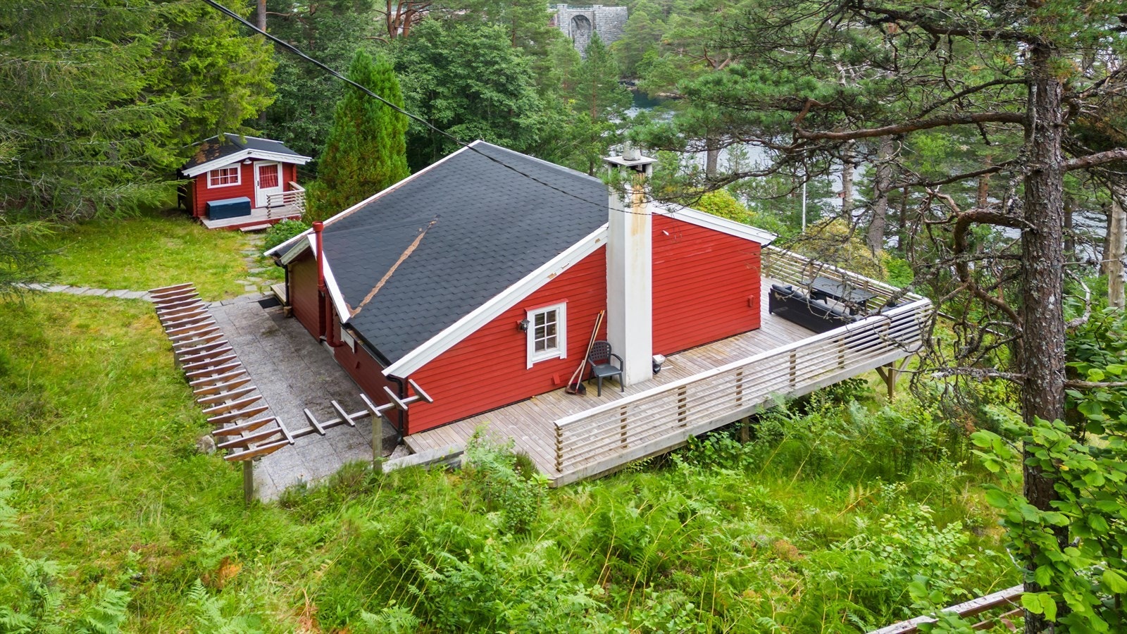 Dronefoto Galleribilde