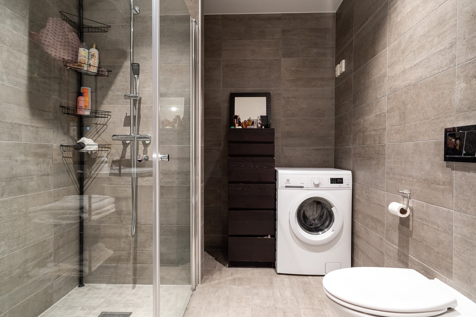 Her er det i tillegg opplegg for vaskesøyle. Galleribilde