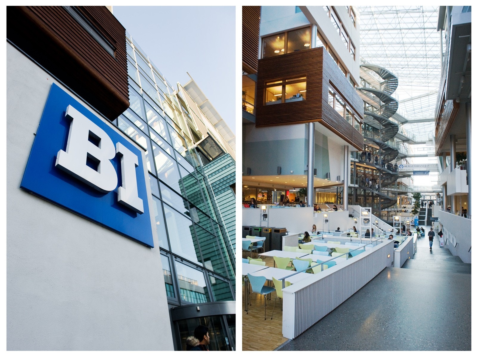 BI Nydalen er handelshøyskolens hovedcampus. BI er den første norske handelshøyskolen med trippel internasjonal akkreditering Galleribilde