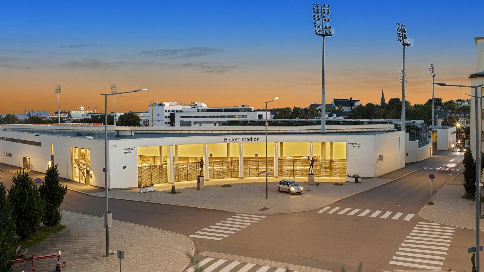 Bislett stadio i nærheten Galleribilde