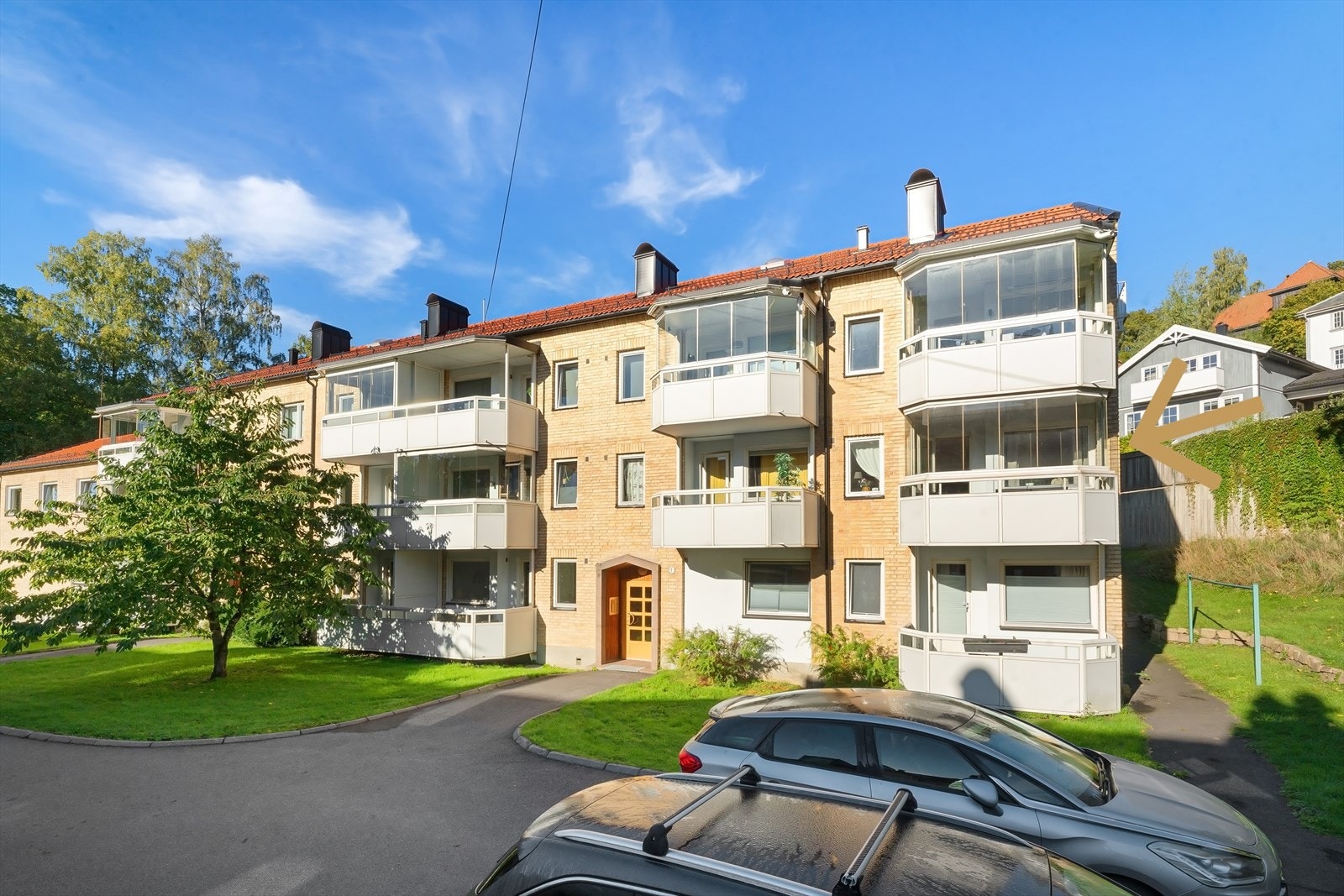 En flott hjørneleilighet beliggende i rolige omgivelser på Ullern Galleribilde